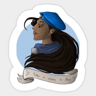 Takes a Woman- Captian Amari Sticker